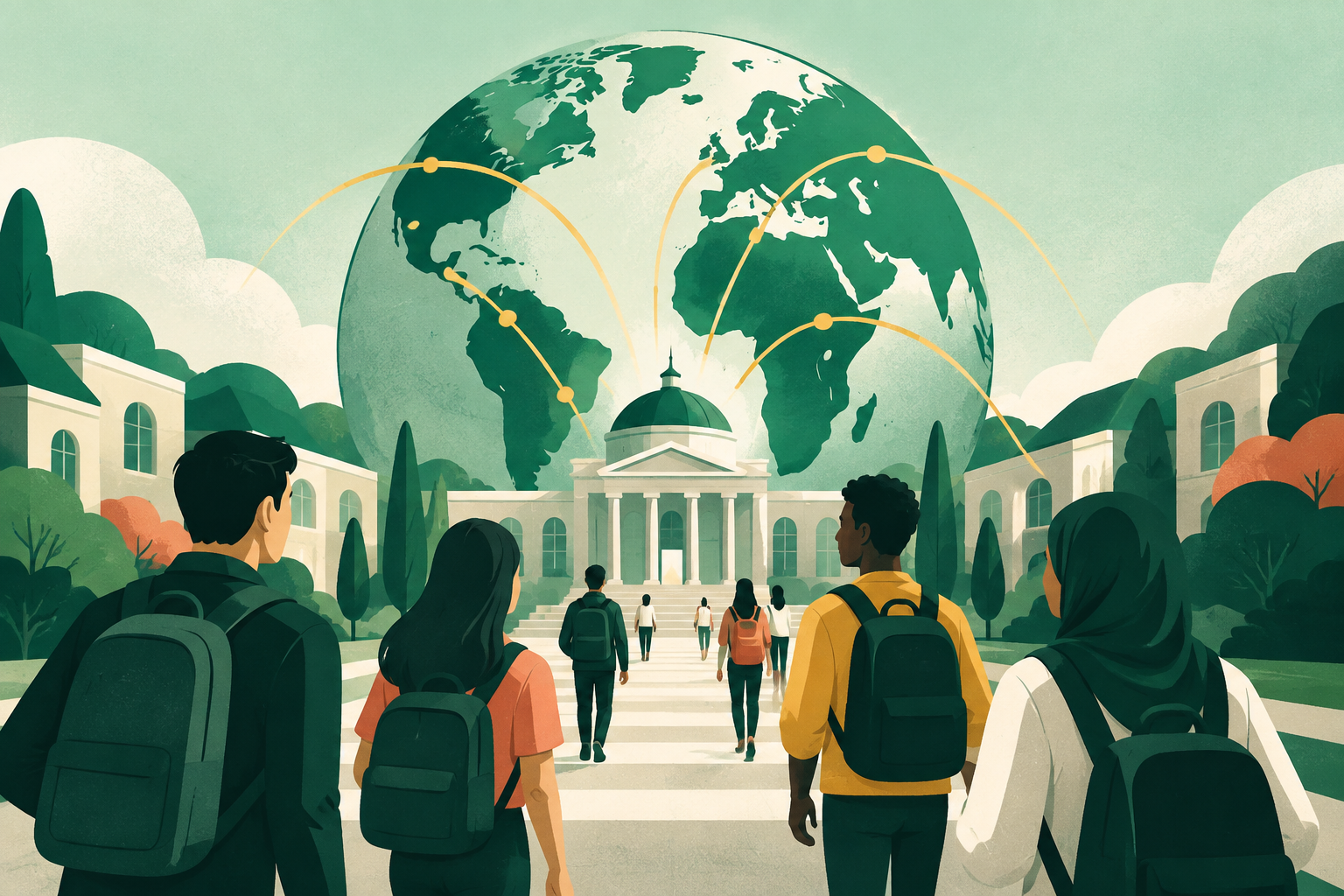 Editorial illustration for International Student Recruitment: 2026 Strategies Guide