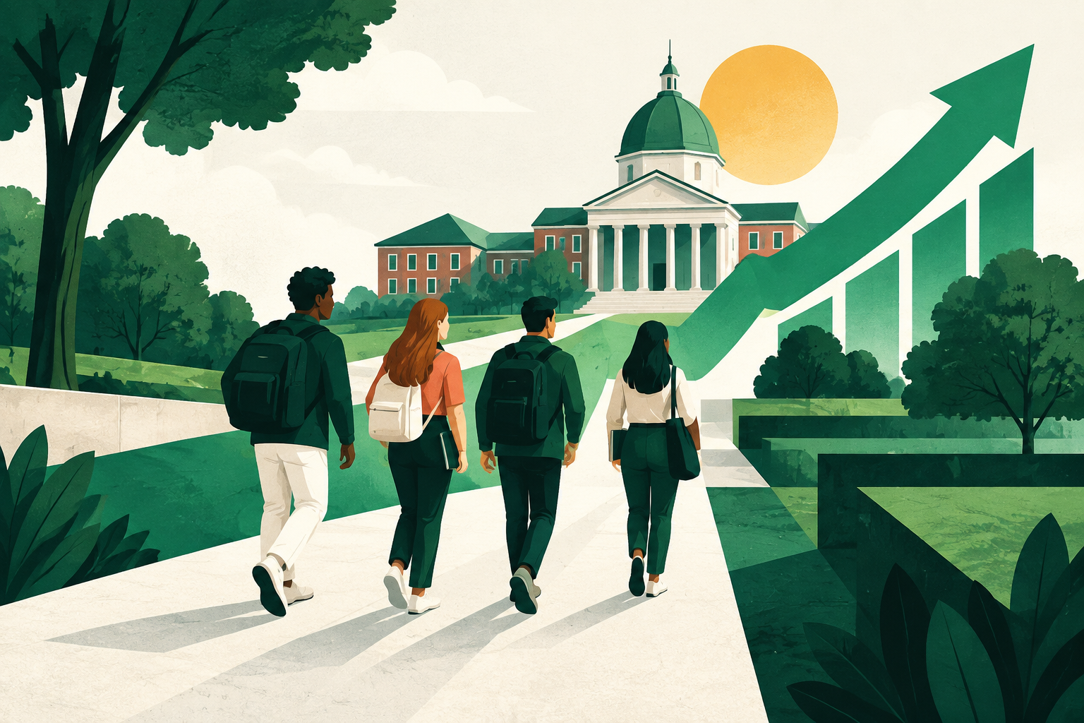Editorial illustration for Marketing Agency for Education Brands: The 2026 Guide