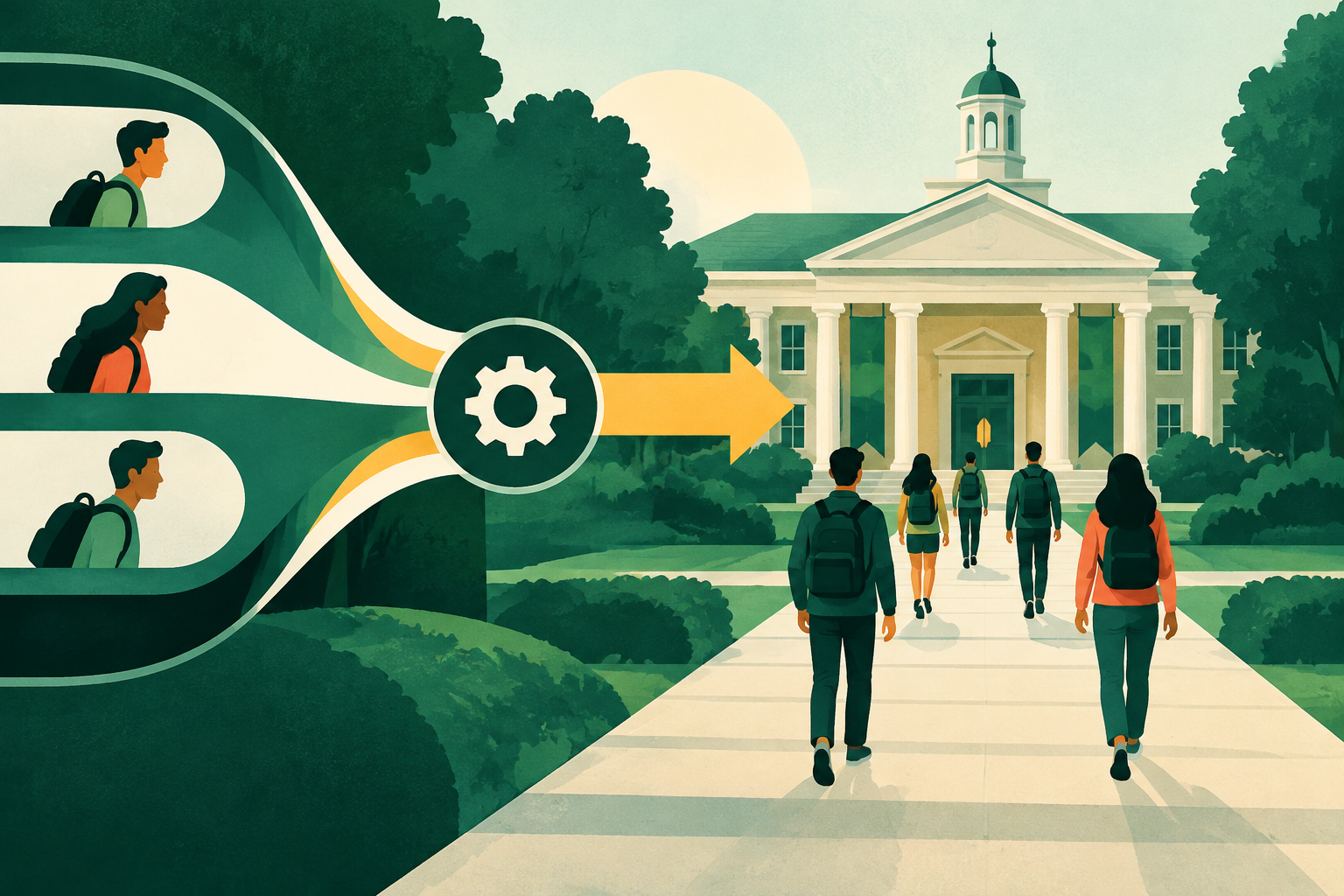 Editorial illustration for Student Admissions: Proven Systems to Fill Enrollment